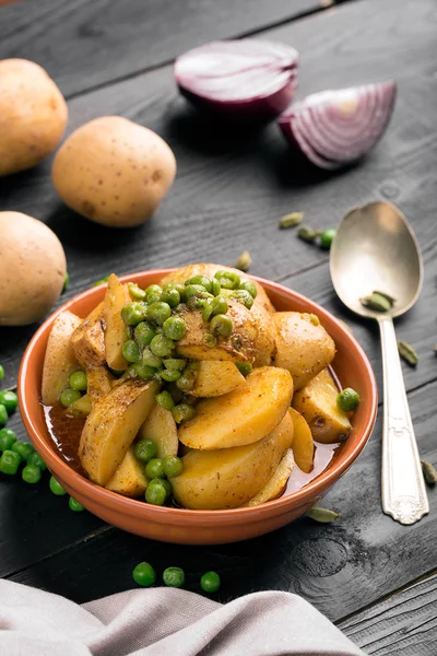 素食菜炖土豆 — 图库照片