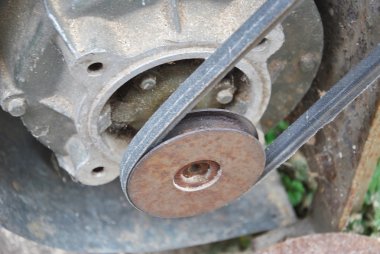 Elektrik motoru ile kayış