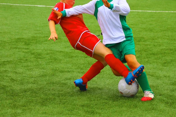 Fotboll fotbollsmatch för barn — Stockfoto