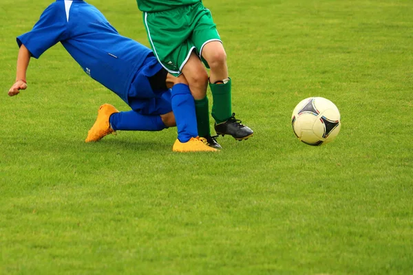 Fotboll fotbollsmatch för barn — Stockfoto