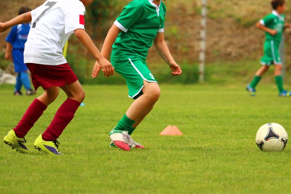 Fotboll fotbollsmatch för barn — Stockfoto