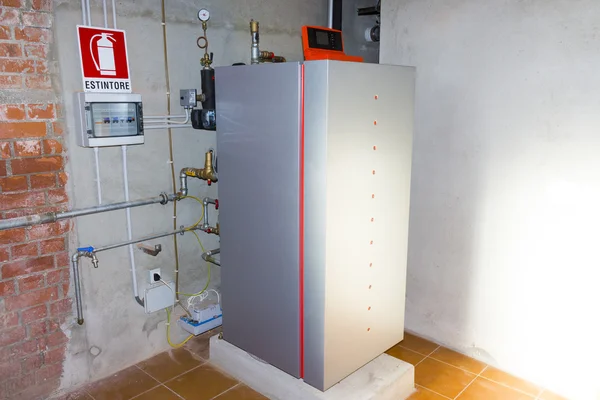 Condensing gas boiler — Stock Photo, Image