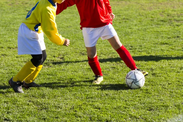 Fotboll fotbollsmatch för barn — Stockfoto