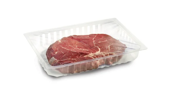 Raw meat packed — Stock Photo, Image