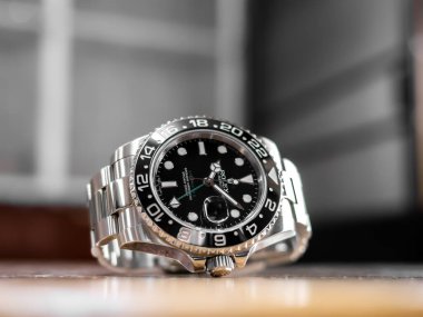 Bangkok, Tayland - 11 Mart 2019: Rolex GMT Master 2 Rolex saatinin popüler bir spor modelidir..
