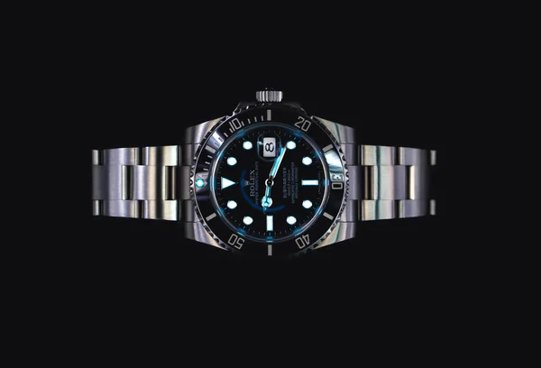 Bangkok Thailand 2019 Július Rolex Submariner Óra Kerámia Lünettával Van — Stock Fotó