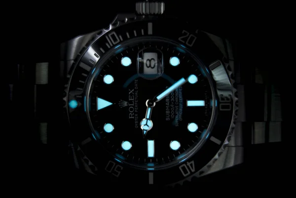 Bangkok Thailand Ιουλίου 2019 Rolex Submariner Ρολόι Είναι Εξοπλισμένο Ένα — Φωτογραφία Αρχείου