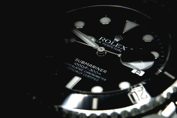 Bangkok Thailand Липня 2019 Годинник Rolex Submariner Оснащений Керамічним Безелем — стокове фото