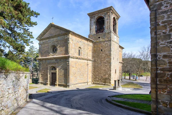Castel Rigone, Umbria, İtalya, 20 Mayıs 2020, Madonna dei Miracoli Kilisesi. Bramante 'nin bir öğrencisi tarafından inşa edildi., 