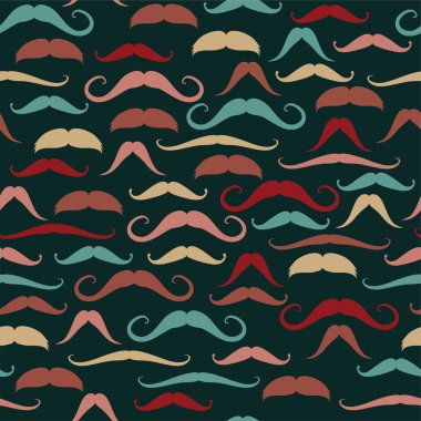 desen renkli bıyıklı