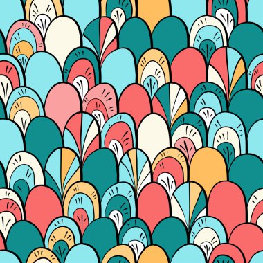 Balık ölçekler seamless modeli