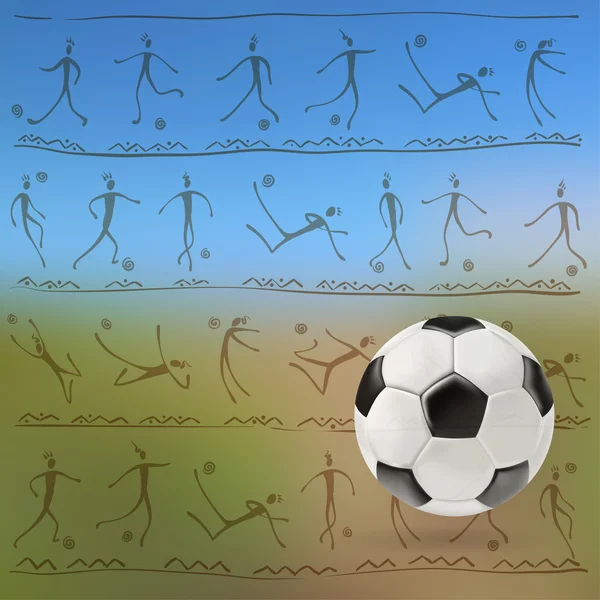 Contexte abstrait du football — Image vectorielle