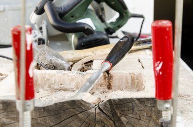ahşap çalışması için sanayi araçları