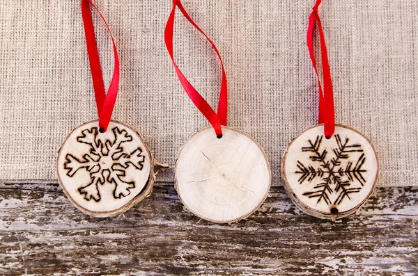 Ręcznie robione Bożego Narodzenia ornament ozdoba — Zdjęcie stockowe