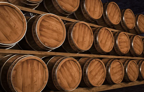 şarap yapımı varil 3d çizim