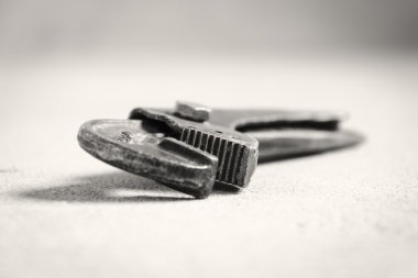 beyaz zemin üzerinde anahtar Fransızca