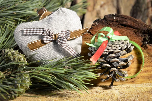 Decoraciones de Navidad hechas a mano — Foto de Stock