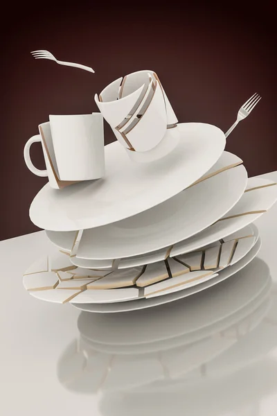 Anında kırık tabak