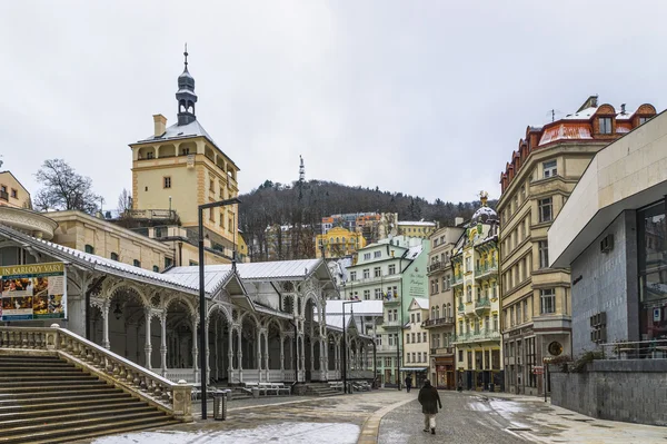 Muhteşem güzel evler. Karlovy Vary.