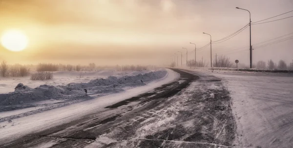 Tundra de inverno — Fotografia de Stock