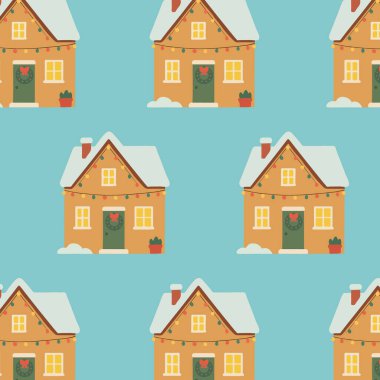 Şenlikli dekorları olan büyüleyici evler, mevsimlik tasarımlar, neşeli kutlamalar, canlı renkler ve rahat detaylar için ideal neşeli bir tatil ortamı yaratıyor.