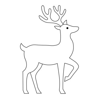 Minimalist ren geyiği resimlerinde zarif boynuzlar ve dengeli bir duruş sergiliyor, kış tatillerinin özünü yakalıyor ve yaratıcı projeler için Noel ruhunu yakalıyor.