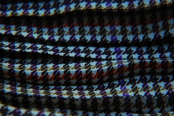 Têxteis Modelados Dispostos Sobre Mesa — Fotografia de Stock