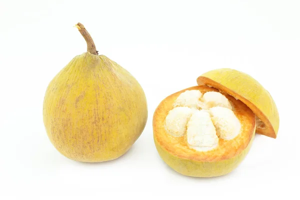 Santol tohum tropikal meyve beyaz — Stok fotoğraf