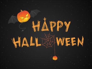 Mutlu Halloween Tema vektör çizim