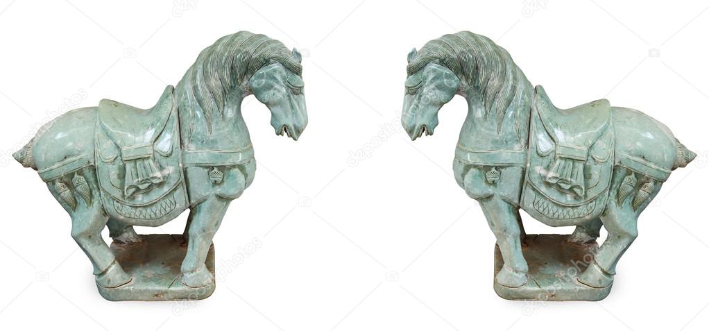 Chinese style horse statue