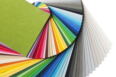 Renk grafik gökkuşağı kağıt paleti