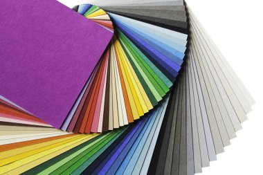 Renk grafik gökkuşağı kağıt paleti