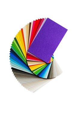 Renk grafik gökkuşağı kağıt paleti