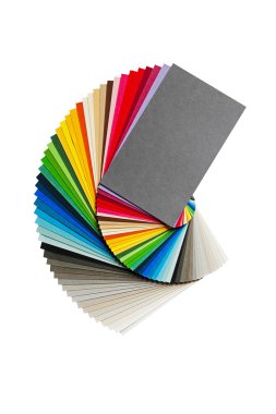 Renk grafik gökkuşağı kağıt paleti