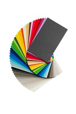 Renk grafik gökkuşağı kağıt paleti