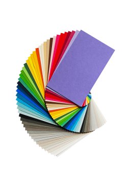 Renk grafik gökkuşağı kağıt paleti