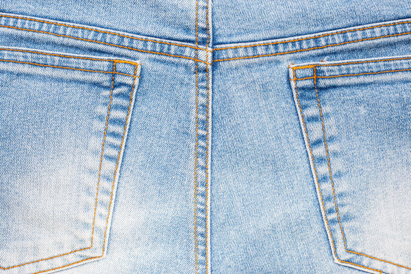 Текстура синих джинсов
