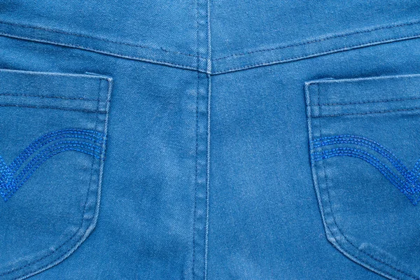 Blue jeans texture — Stock Photo, Image