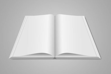 Boş açık kitap