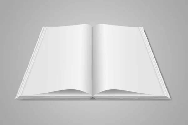 Blank open book — Stock Vector