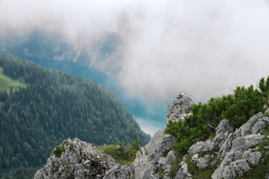 Sisli görünümü Koenigssee '
