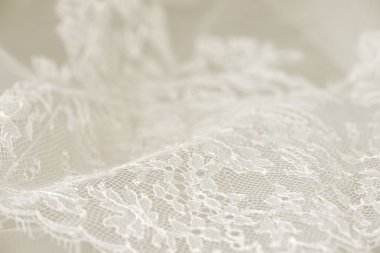 White wedding lace clipart