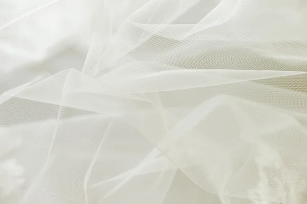 Matrimonio tulle o chiffon sfondo — Foto Stock
