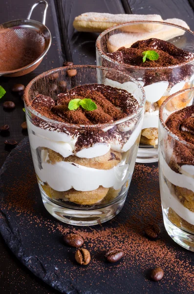 Traditional italian dessert tiramisu