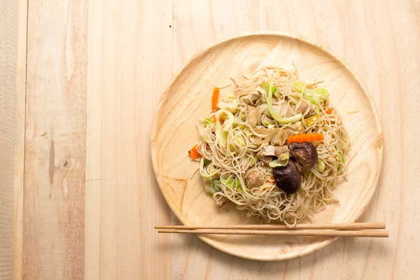 Kızarmış noodle, Hong Kong stili karıştırın