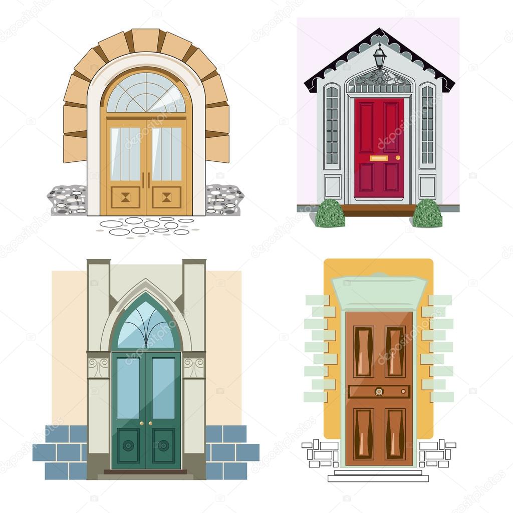 Different Types Of Doors Stock Vector C Oksanka48 83030354