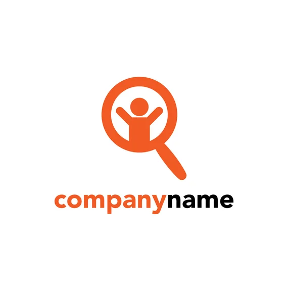  insan kaynak veya arama vektör logosu