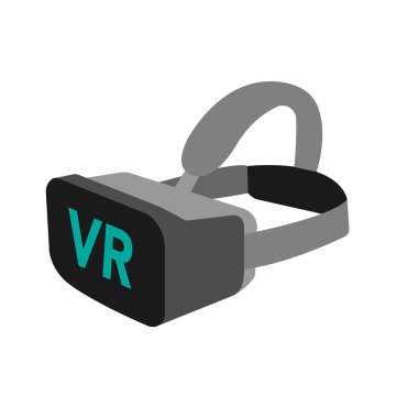 VR gözlük illüstrasyon vektör
