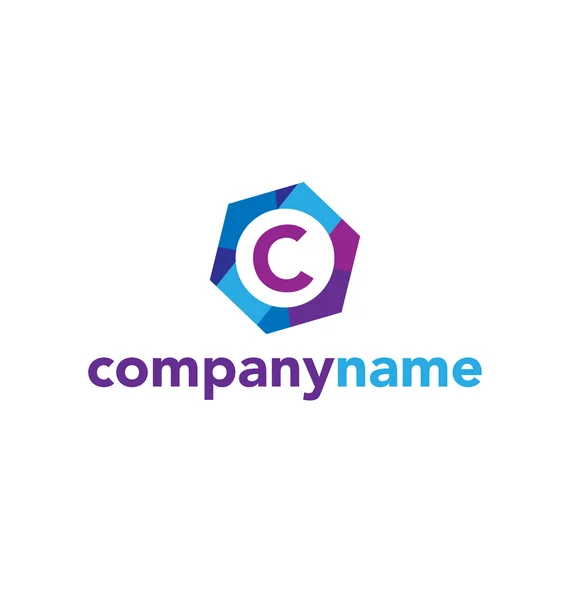 Letter C Logo — Stock Vector