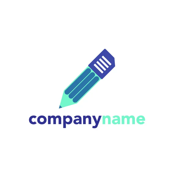 Pen and document logo concept — Stock Vector